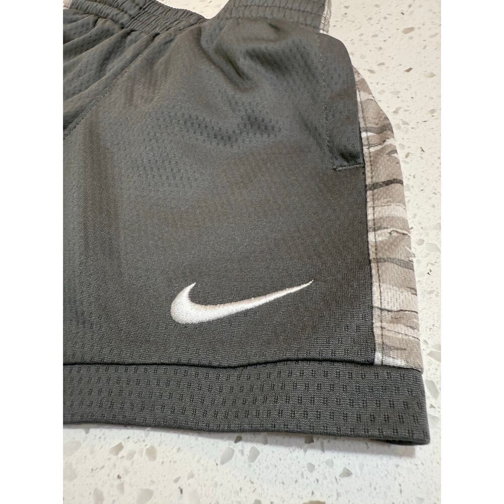 Nike Dri-FIT Gray Camo Basketball Shorts - Kids Size 3T